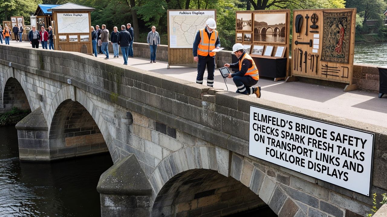 Elmfeld's Bridge Safety Checks Spark Fresh Talks on Transport Links and Folklore Displays